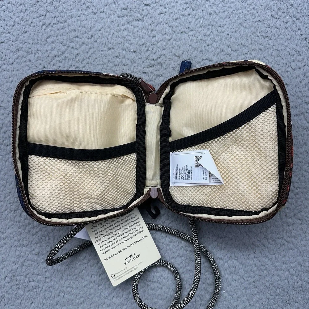 NWT Kavu 192-480-0003 Safety Cove Case Sedona Range Rope Bag H20 Resistant Purse